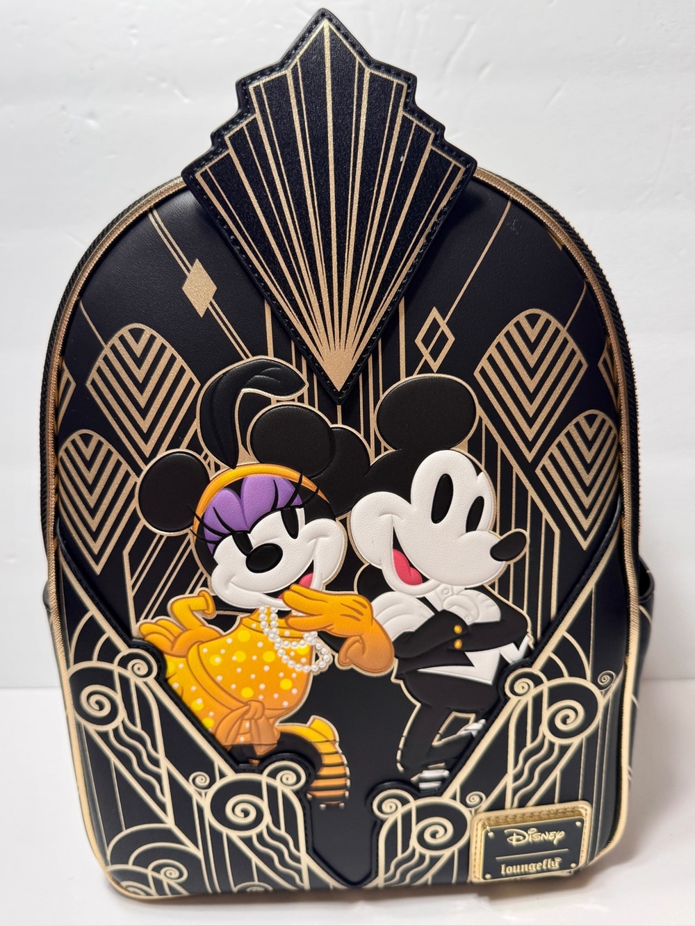 NWT Loungefly Disney Mickey and Minnie Great Gatsby Mini Backpack exclusive